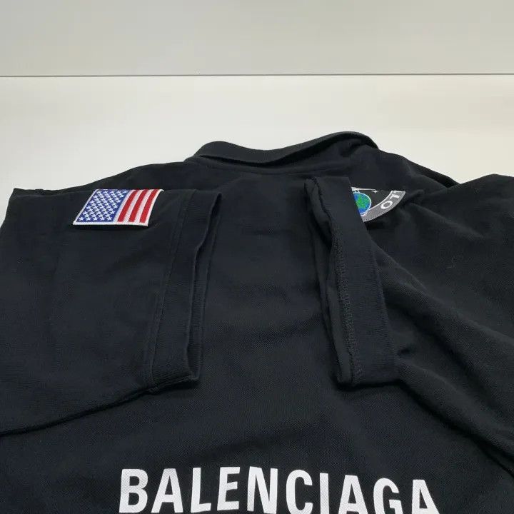 Balenciaga Balenciaga Balenciaga NASA Collaboration Black Polo Shirt Size US M / EU 48-50 / 2 - 8 Thumbnail