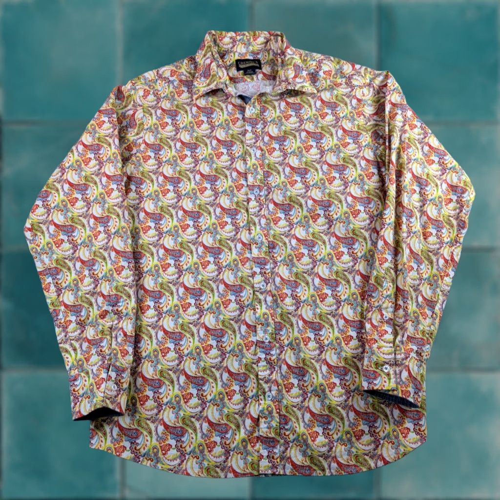 Cremieux Daniel Cremieux Pink Linen Short Sleeve Dress Shirt Mens Regular M  | Grailed