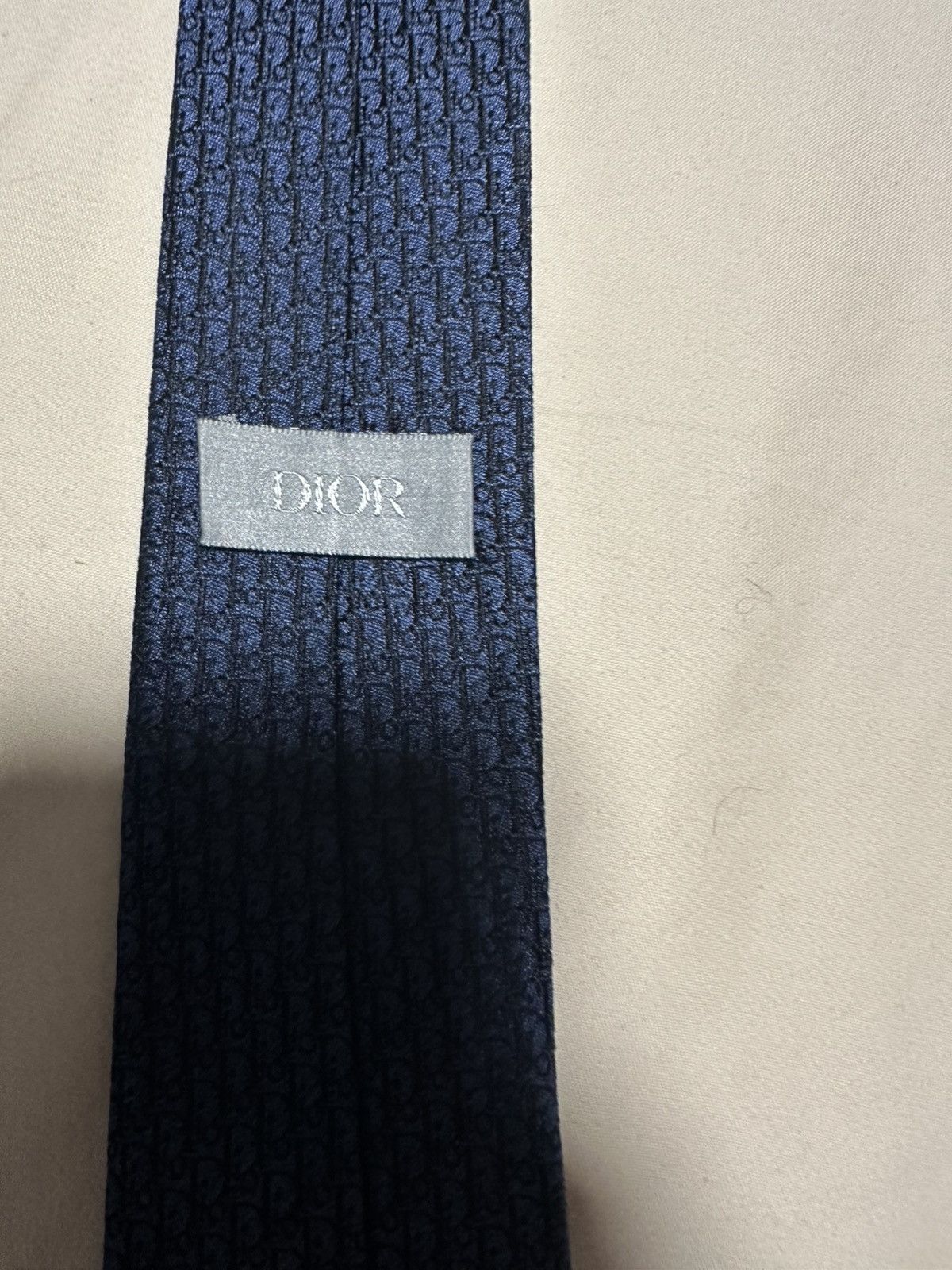 Christian Dior Monsieur Dior SS22 Silk Oblique Tie Size ONE SIZE - 5 Thumbnail