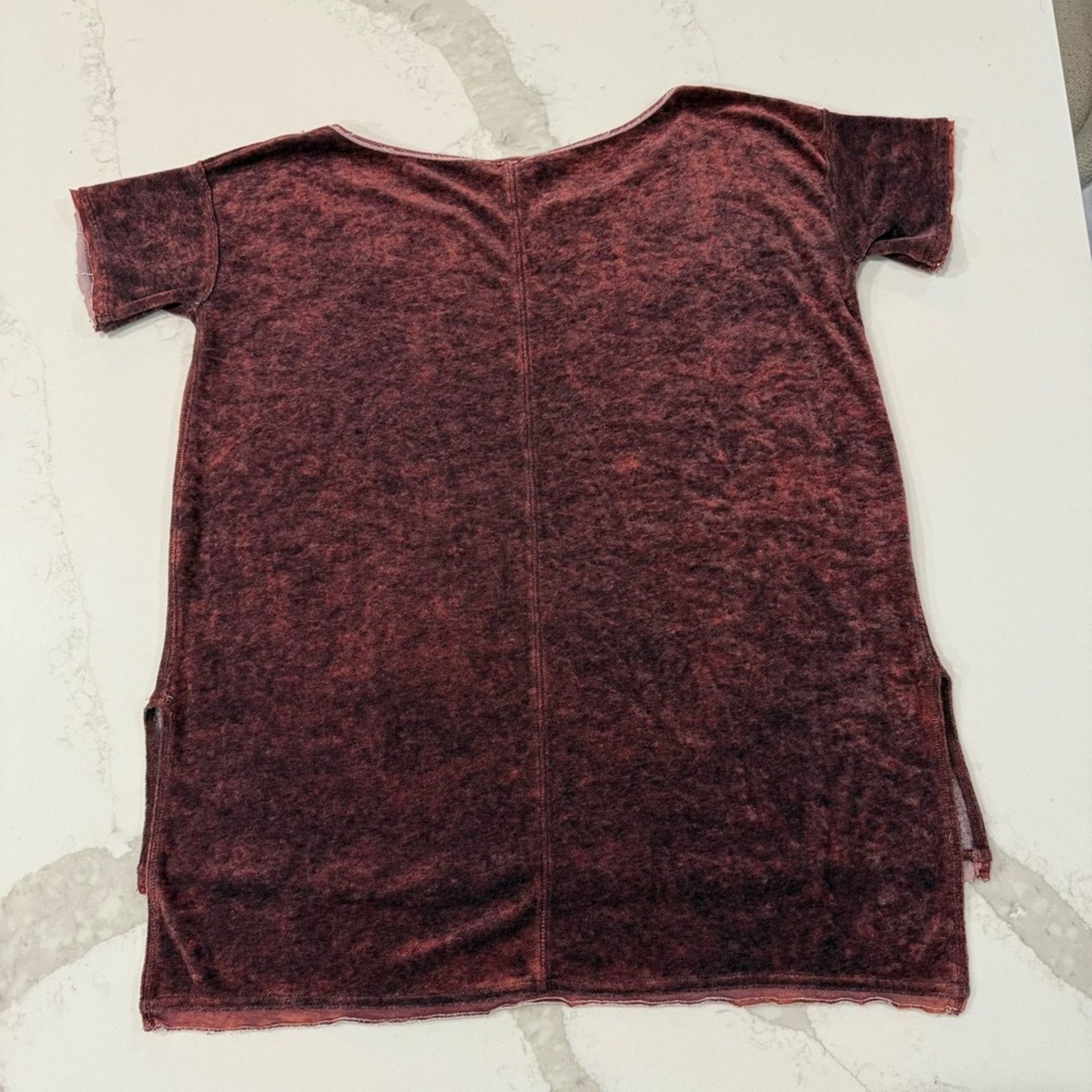 Free People Free People We The Free Doran Velvet Oversized Tee Womens XS Size XS / US 0-2 / IT 36-38 - 10 Thumbnail