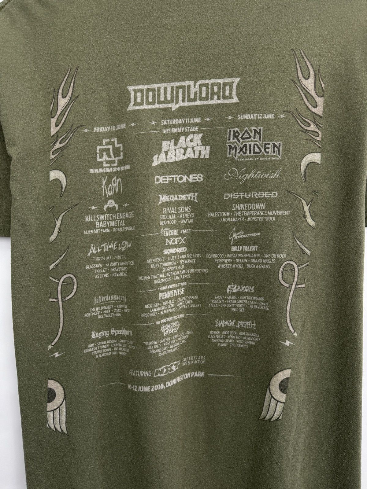 Black Sabbath 🇬🇧 Download 2016 Festival Korn Rammstein NOFX Deftones Saxon Size US M / EU 48-50 / 2 - 8 Thumbnail
