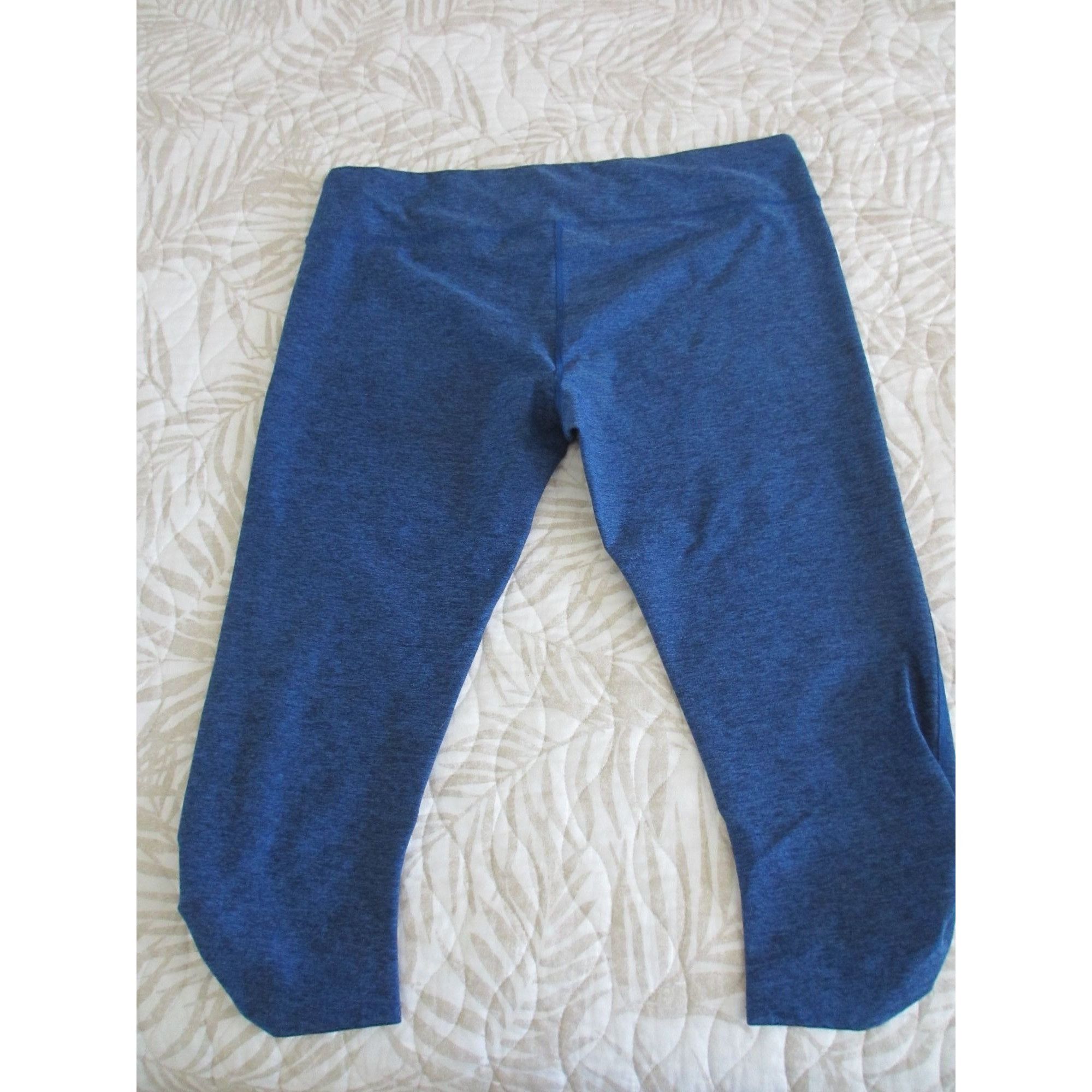 The North Face The North Face Womens XL Blue Capri Leggings - Regular Fit Size 40" / US 18 - 2 Thumbnail