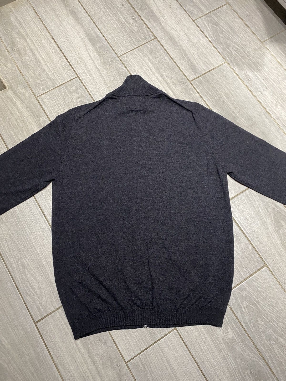 Prada Prada Prada Full Zip classic Wool Sweater Luxury Size US L / EU 52-54 / 3 - 3 Thumbnail