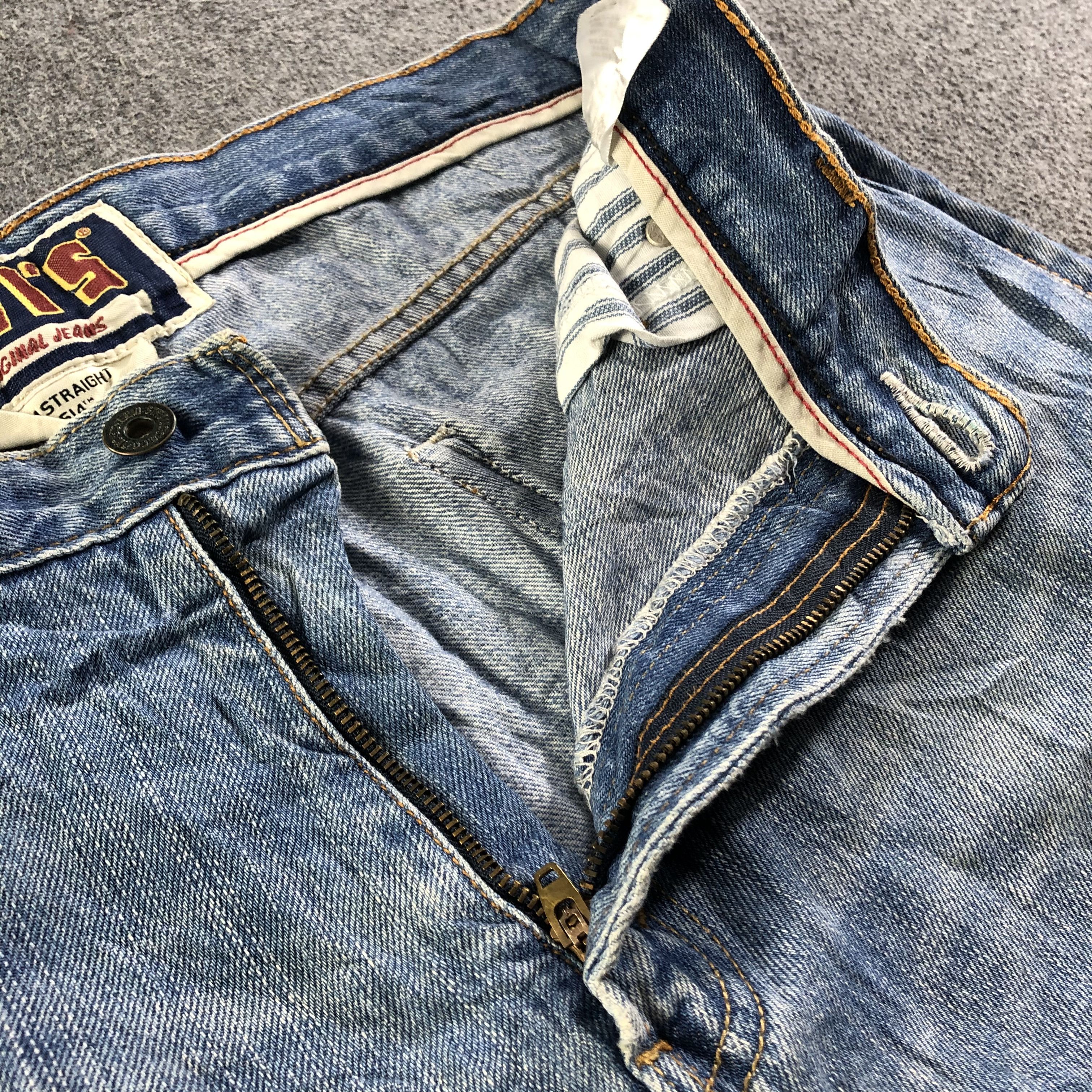 Levi's Vintage Blue Wash Levis 514 Jeans-J3230 Size US 38 / EU 54 - 9 Thumbnail