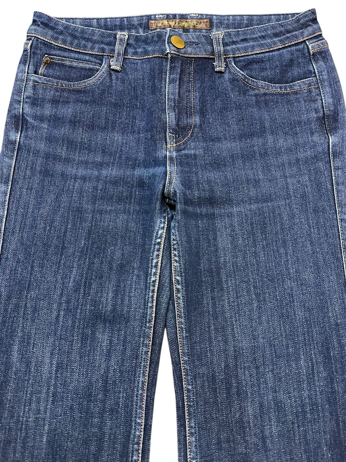 Japanese Brand Vintage Japanese Uniqlo Blue Wash Style Wide Leg Jeans Size US 30 / EU 46 - 3 Thumbnail