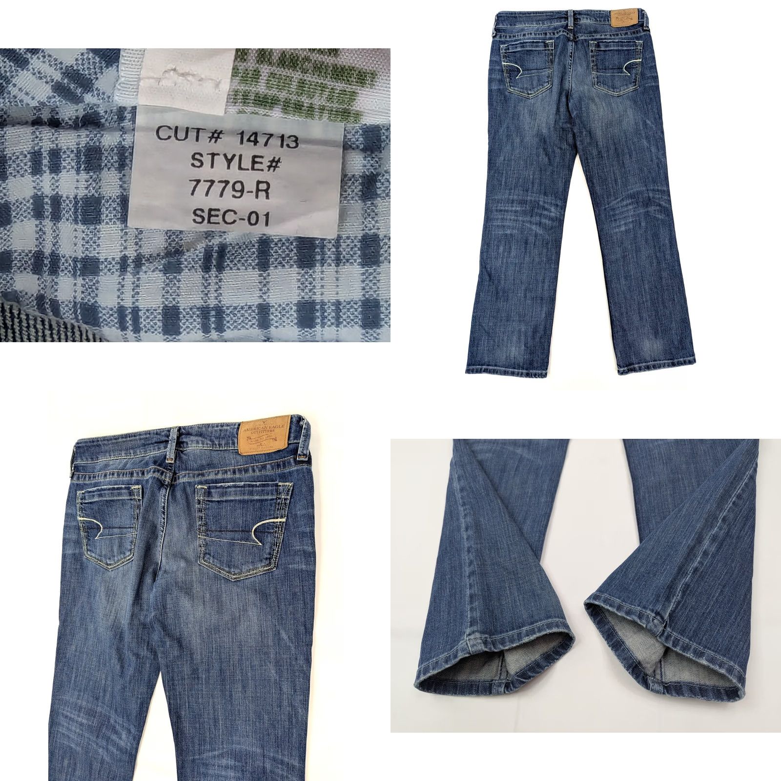 American Eagle Outfitters American Eagle Outfitters Jeans High Rise Straight Hipster Denim Women 8 Reg 30x27 Blue 90s Grunge Hipster 5-Pocket Stretch Regular Vintage: No Size 30" / US 8 / IT 44 - 8 Thumbnail