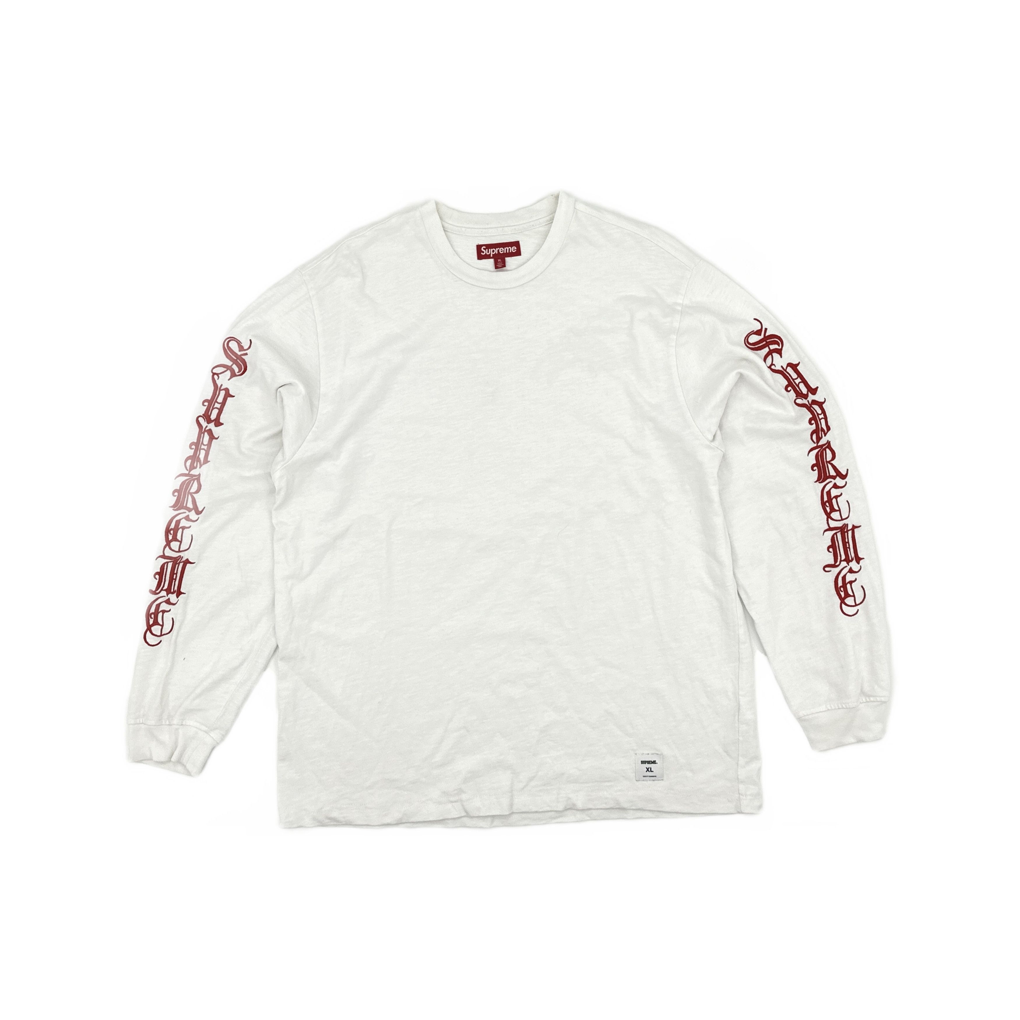 Supreme Supreme Old English Long Sleeve T-Shirt Size XL Size US XL / EU 56 / 4 - 1 Thumbnail