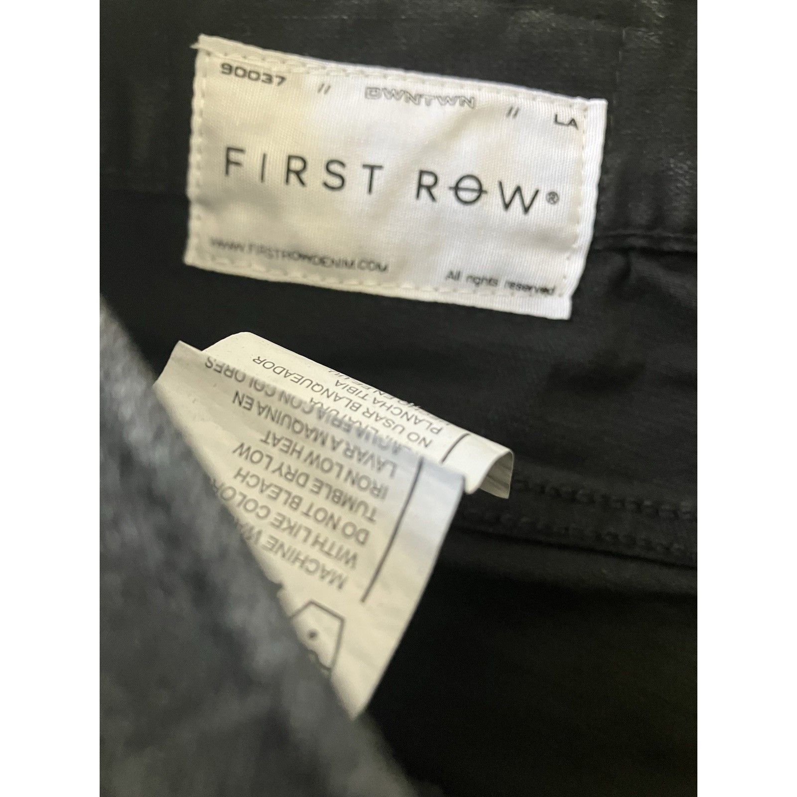 Other First Row Raw Hem Ripped Distressed Black Washed Demin Camo Size US 36 / EU 52 - 5 Thumbnail