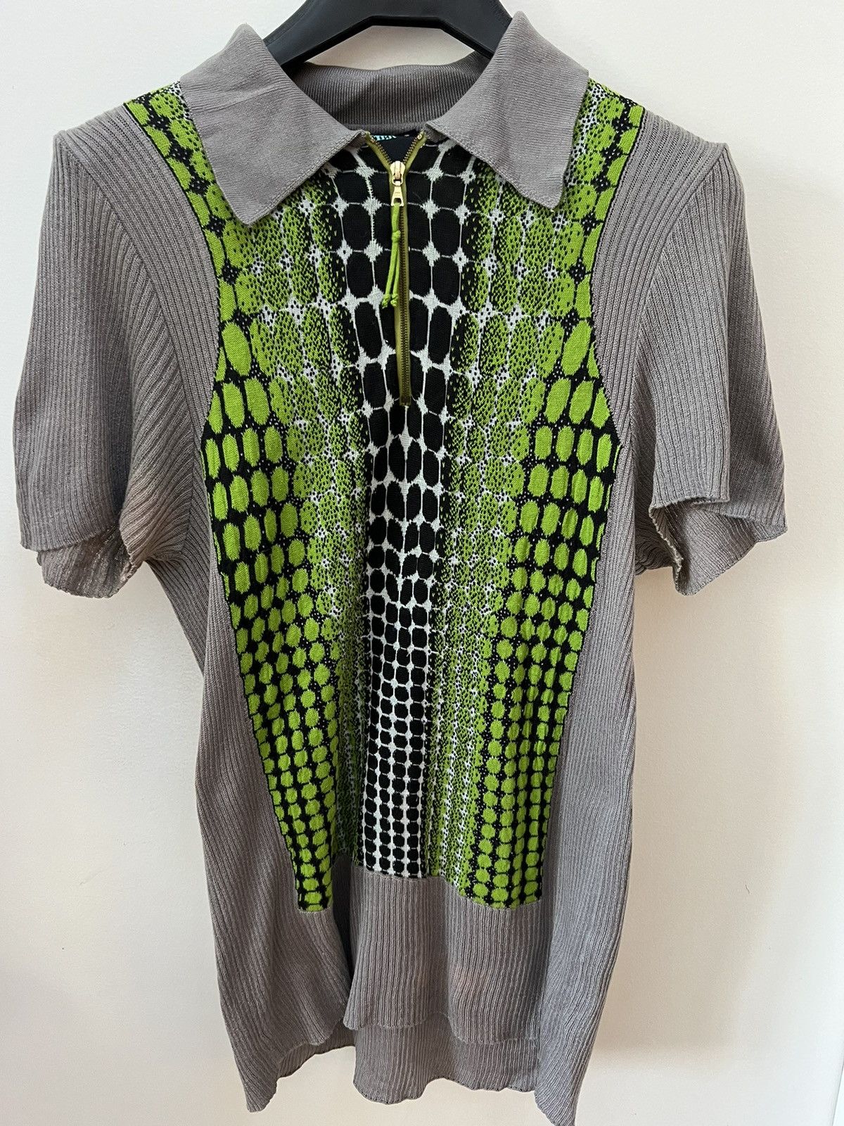 Jean Paul Gaultier RARE JEAN PAUL GAULTIER Maille knit Short Sleeve Top Size US S / EU 44-46 / 1 - 1 Thumbnail