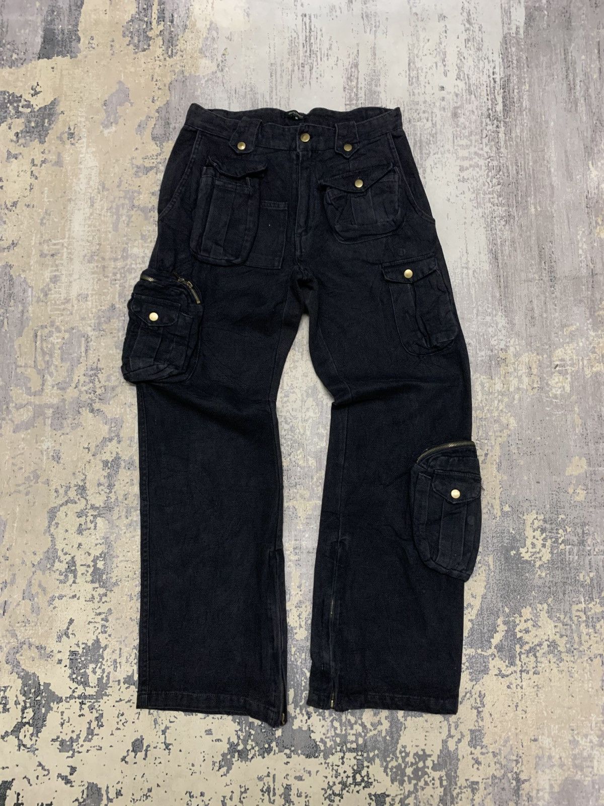 If Six Was Nine Philodox Japan Archive Bondage Parachute Cargo Pants M Size US 31 - 3 Thumbnail