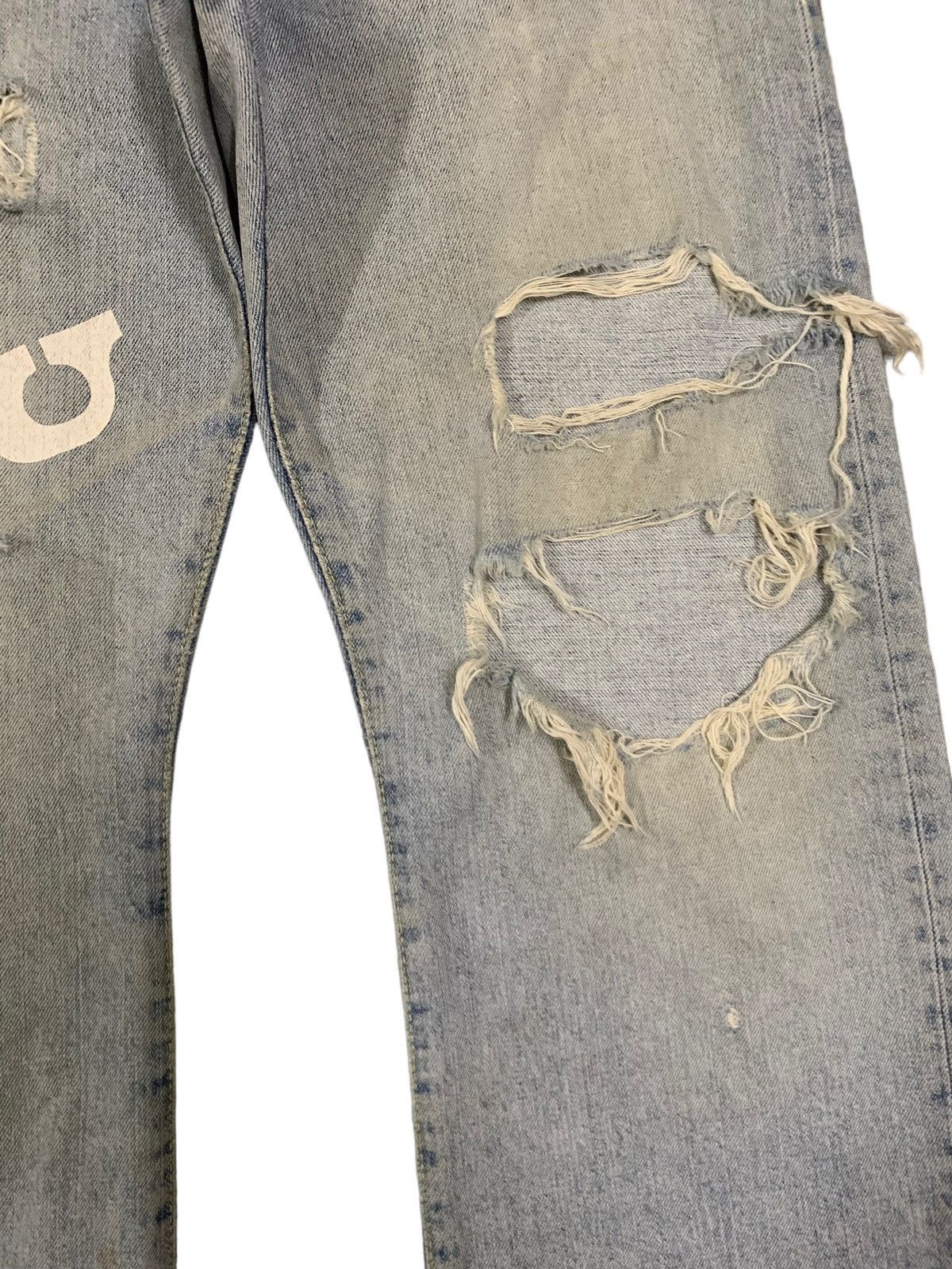 14th Addiction Vintage CocoLulu Mud Wash Baggy Distressed Grunge Jeans Size US 33 - 9 Thumbnail