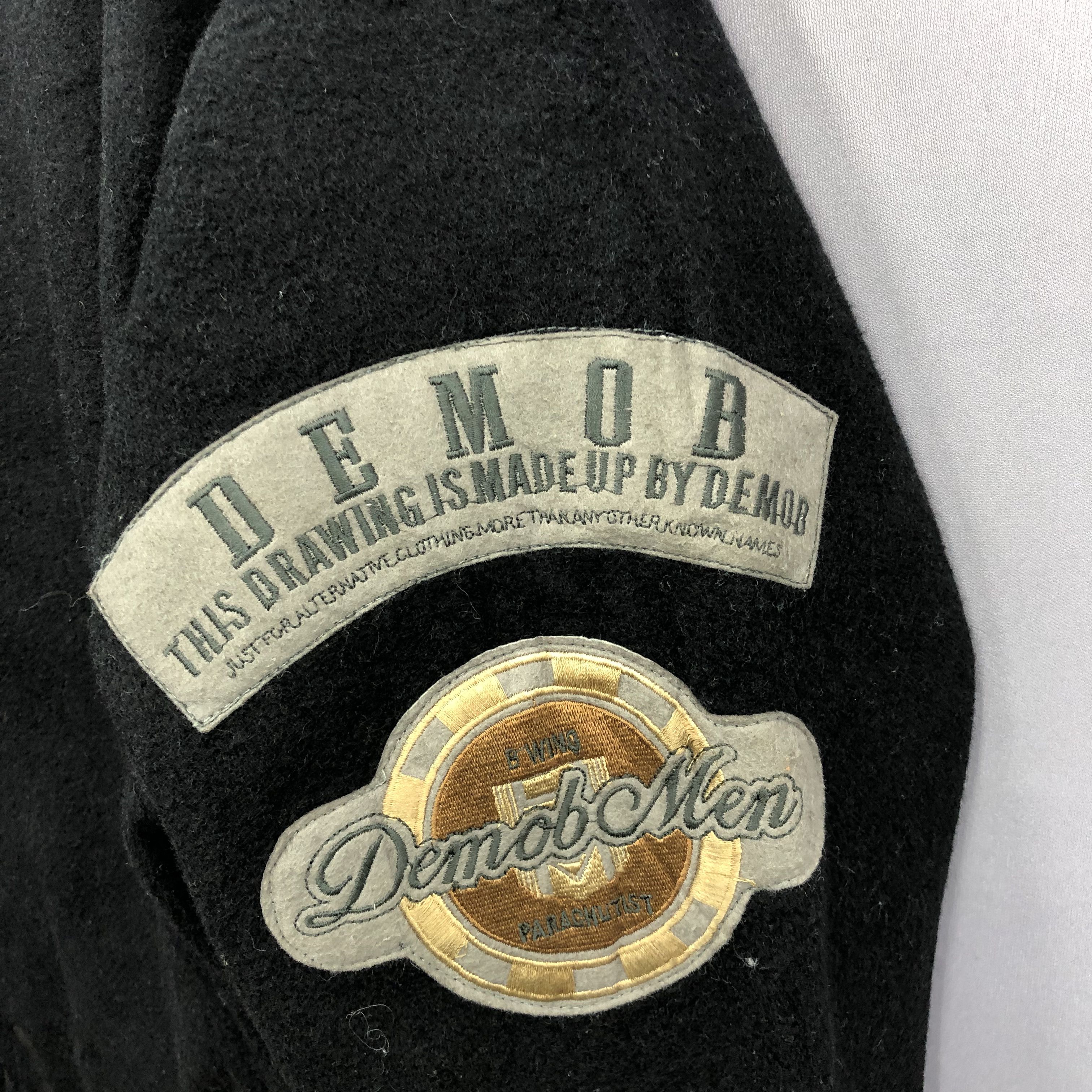 Vintage Vintage Demobmen Letterman Varsity Wool Bomber Jacket Size US L / EU 52-54 / 3 - 6 Thumbnail