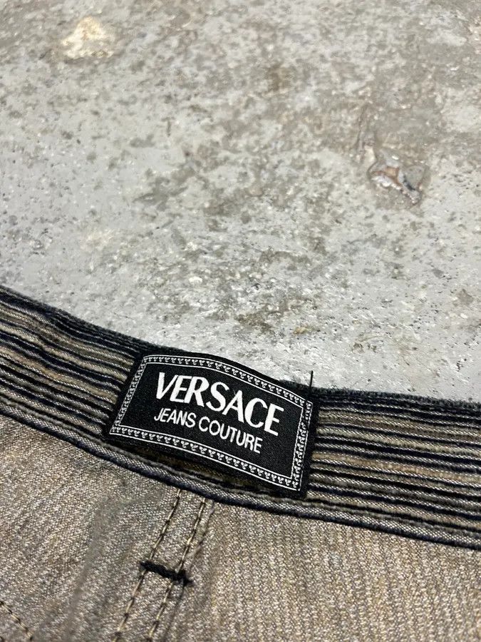 Vintage 2000s Versace Stripes Grey Pants Size US 30 / EU 46 - 12 Thumbnail