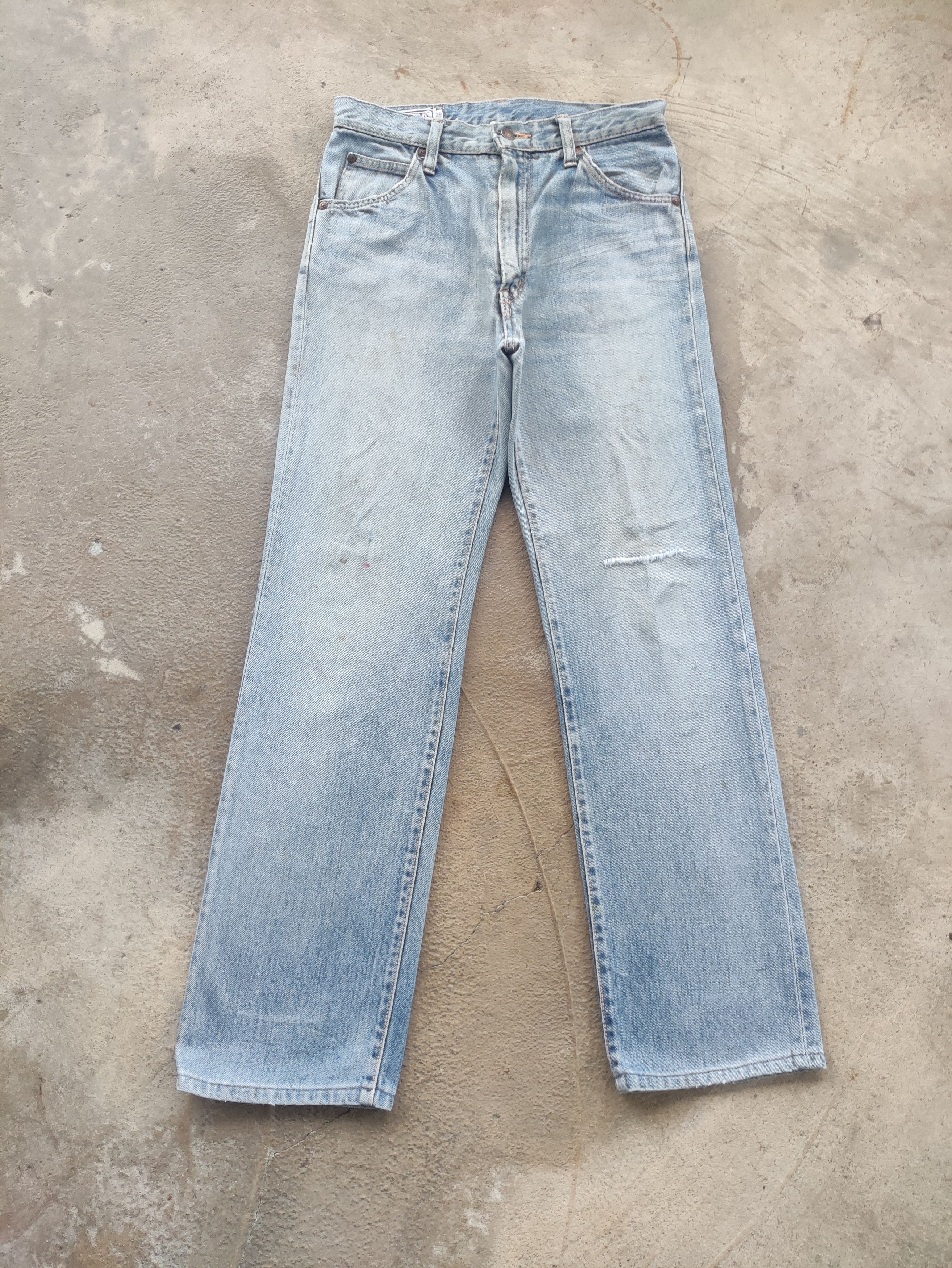Edwin Vintage Edwin Japan Jean Distressed Faded Denim Size US 30 / EU 46 - 1 Thumbnail