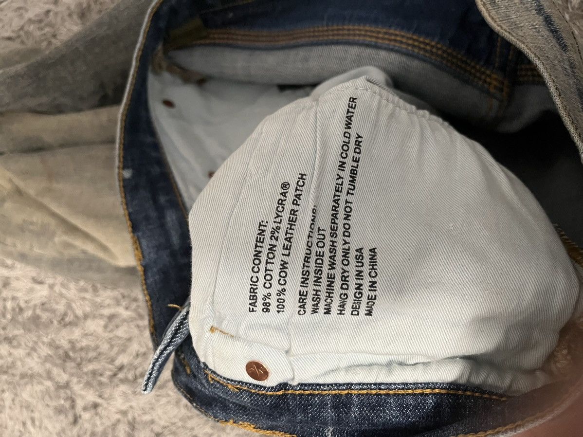 Purple Brand Purple jeans Indigo oil split Size US 29 - 3 Thumbnail