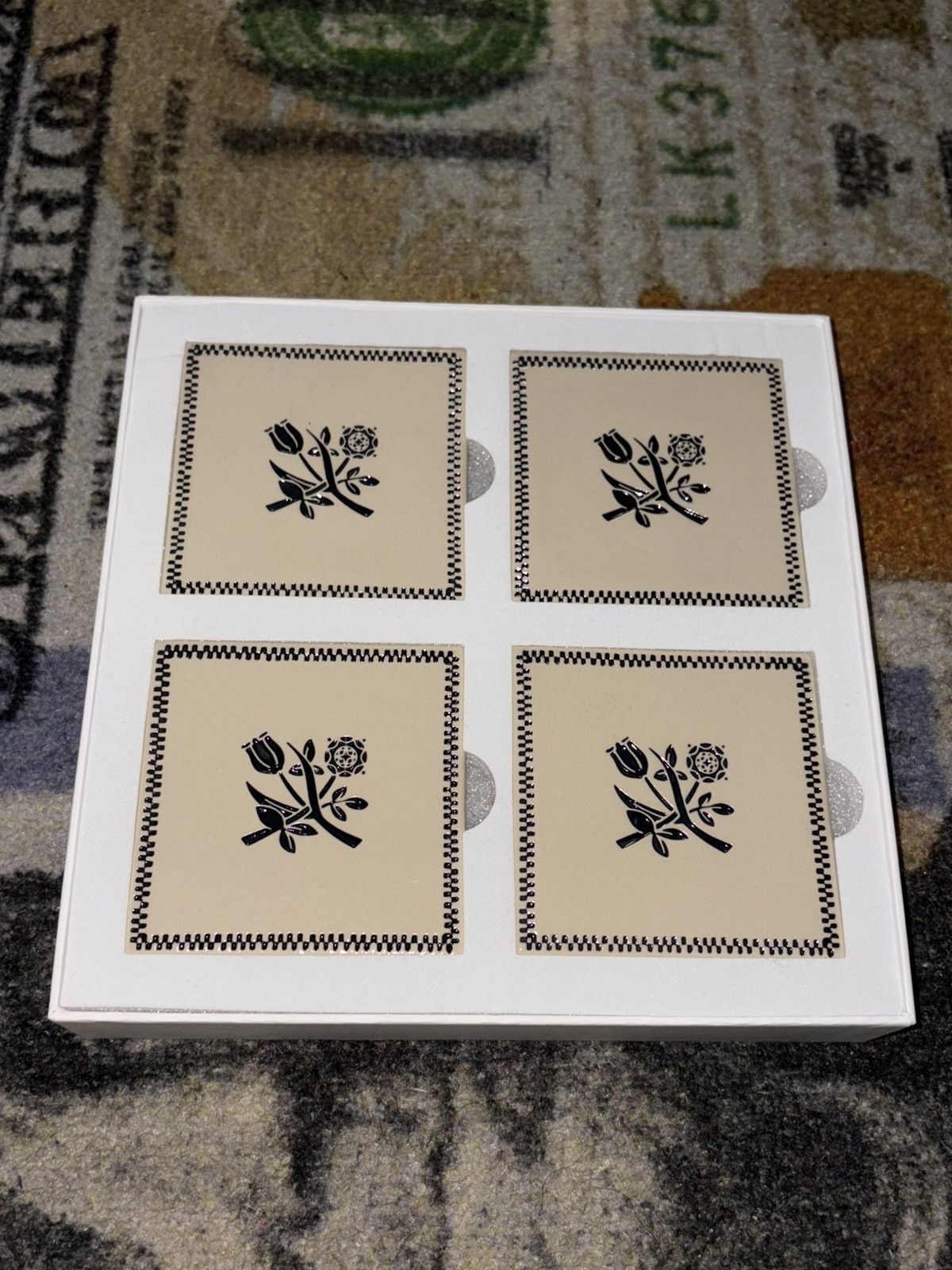 Aime Leon Dore Crest Logo Coasters (Set of 4)