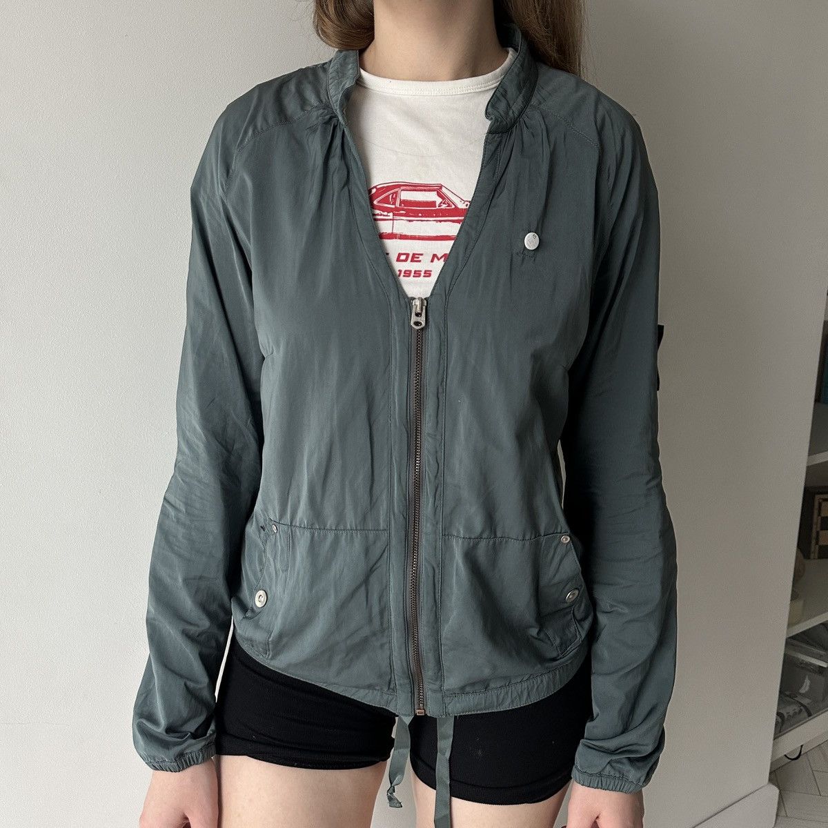G-Star Vintage 00s G-Star Solar Satin Bomber light jacket y2k og Size L / US 10 / IT 46 - 2 Thumbnail