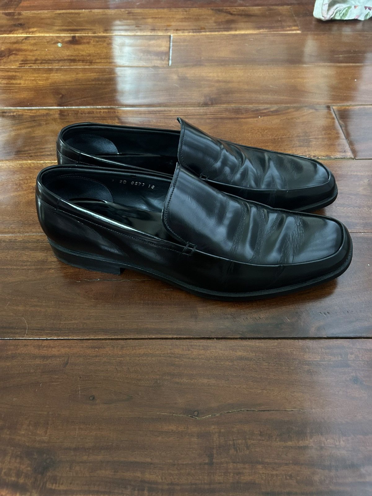 Prada Prada Black Loafers UK 10 / US 11 Size US 11 / EU 44 - 1 Thumbnail