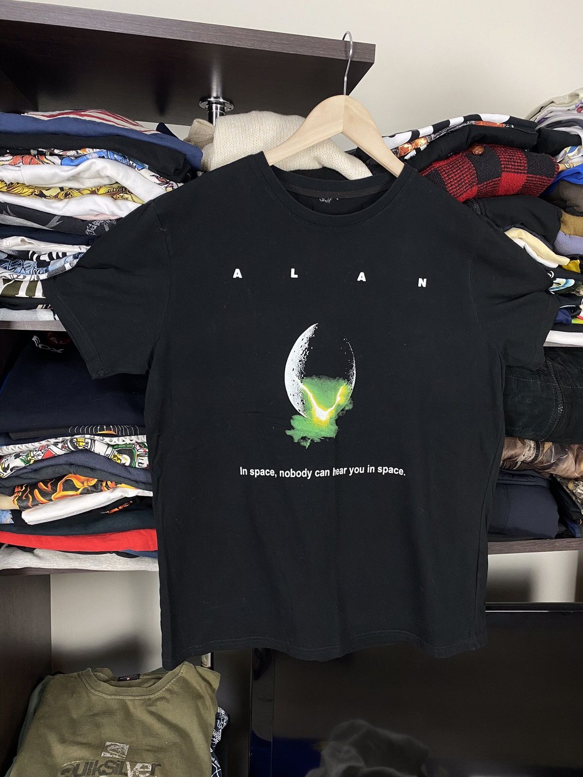 Alien Workshop × Vintage Alan In Space Nobody Can Hear You In Space Tee Shirt Size US M / EU 48-50 / 2 - 2 Thumbnail