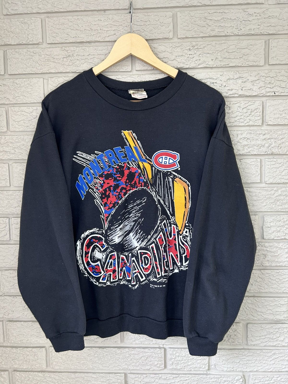 NHL Vintage 1993 Montreal Canadians Crewneck RARE Size US S / EU 44-46 / 1 - 1 Thumbnail
