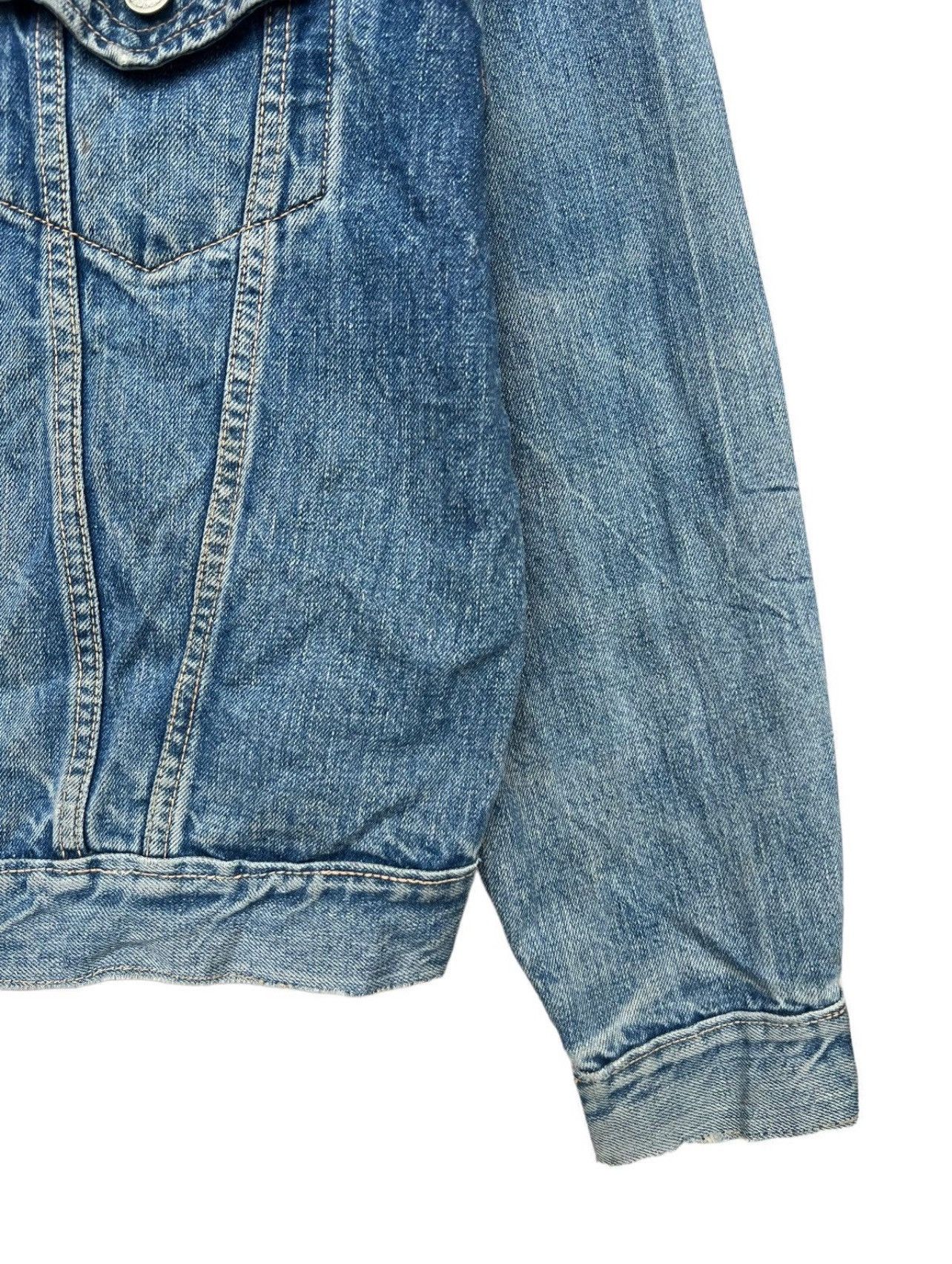 Vintage Vintage 70s Canton Denim Jacket Distressed Denim Jacket Size US S / EU 44-46 / 1 - 5 Thumbnail
