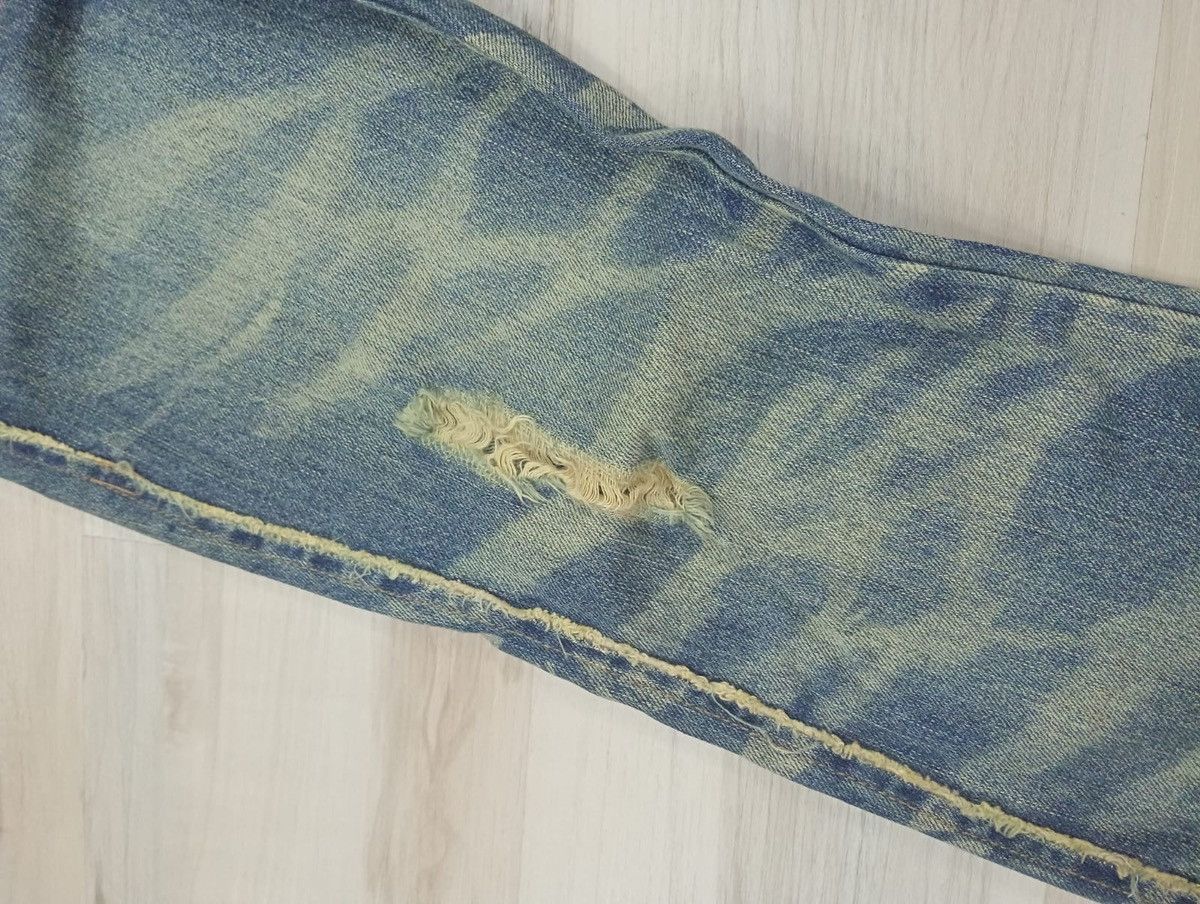 If Six Was Nine × Japanese Brand Black Baccara distressed punk denim flared Size US 32 / EU 48 - 4 Thumbnail