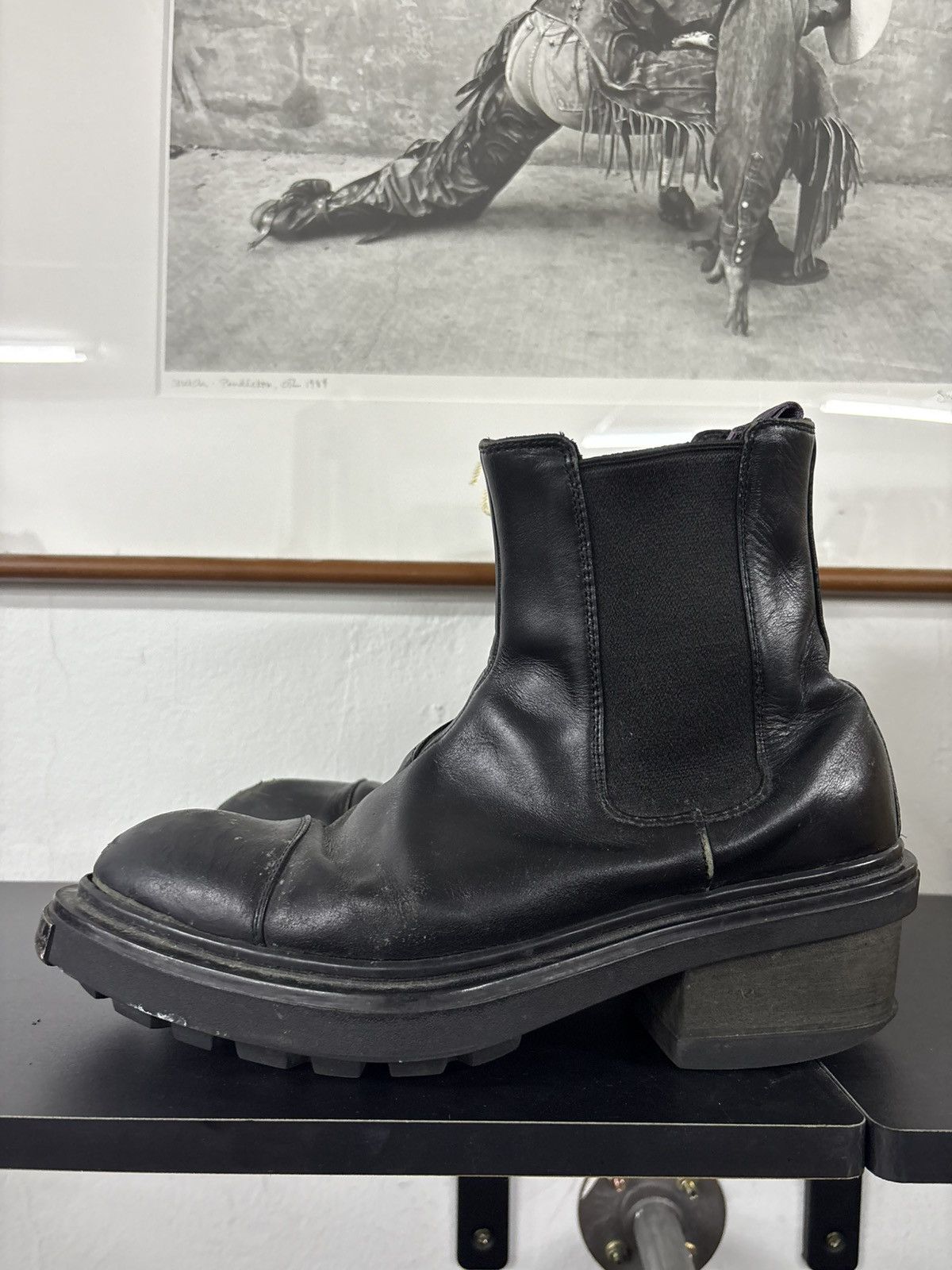 Eytys Eytys Nikita Black Chelsea Platform Steel Boots Size US 8 / EU 41 - 13 Thumbnail