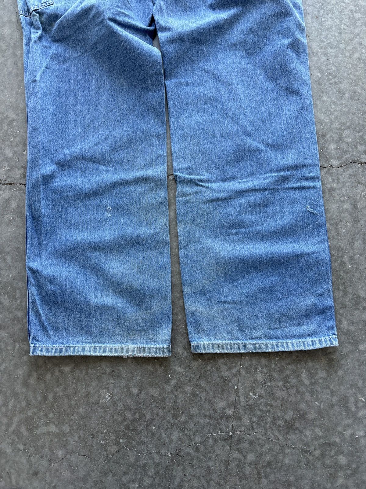 Carhartt Vintage Y2K Carhartt Carpenter Jeans 36x34 Thrashed Faded Size US 36 / EU 52 - 13 Thumbnail