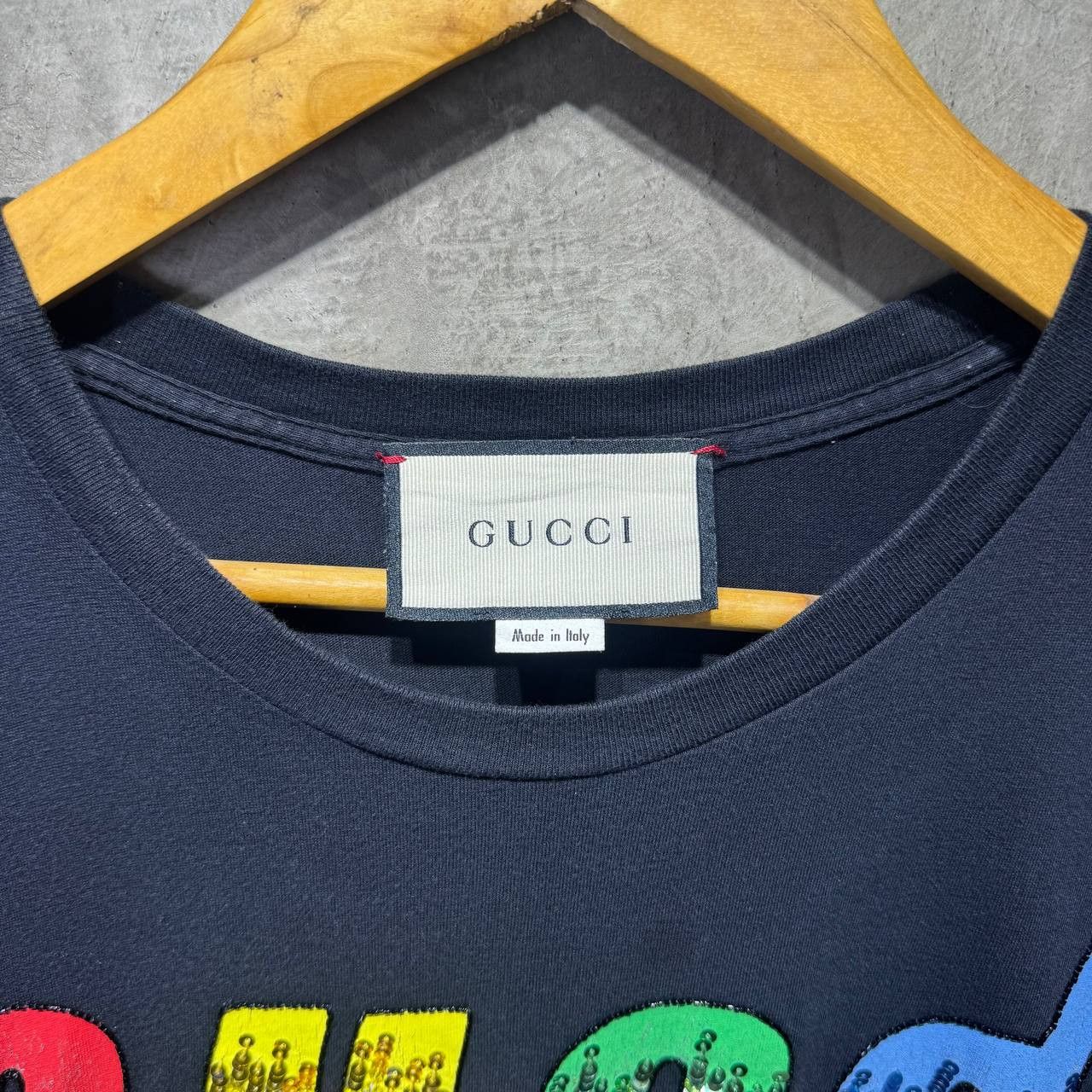 Gucci Gucci Blade Sequin multicolor tee Size US M / EU 48-50 / 2 - 8 Thumbnail