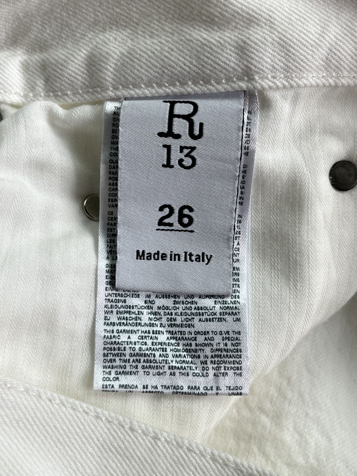 R13 R13 CROSS OVER SHORT Size 26" / US 2 / IT 38 - 10 Thumbnail