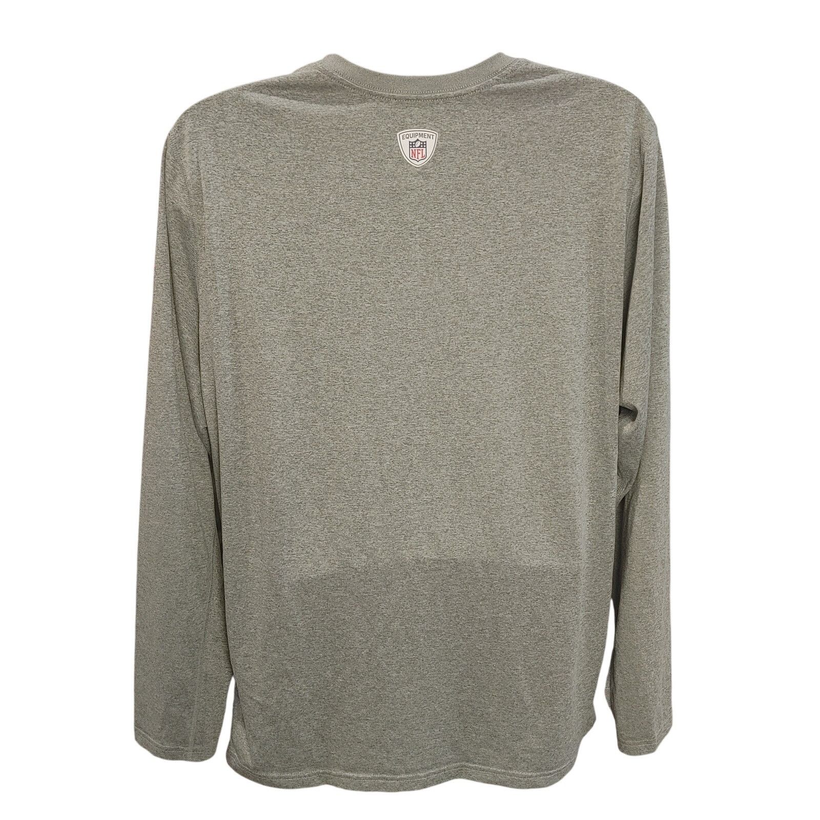 Nike Nike Dri-Fit Men Gray XL Denver Broncos Graphic Pullover Top Size US XL / EU 56 / 4 - 2 Thumbnail