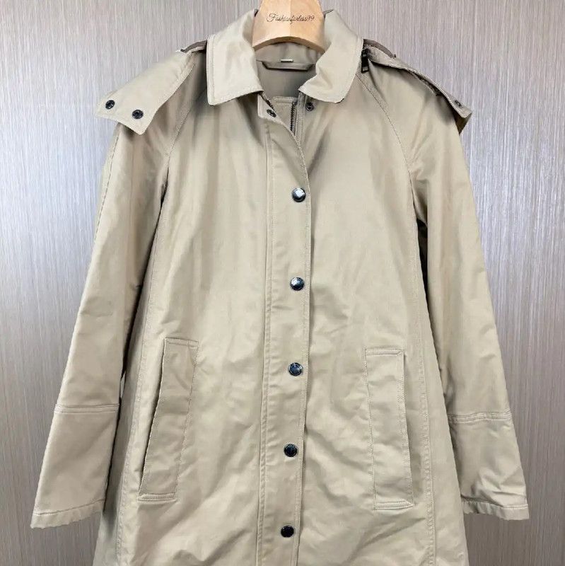 Burberry Burberry Women's Khaki Wool Trench Coat Size M / US 6-8 / IT 42-44 - 1 Thumbnail