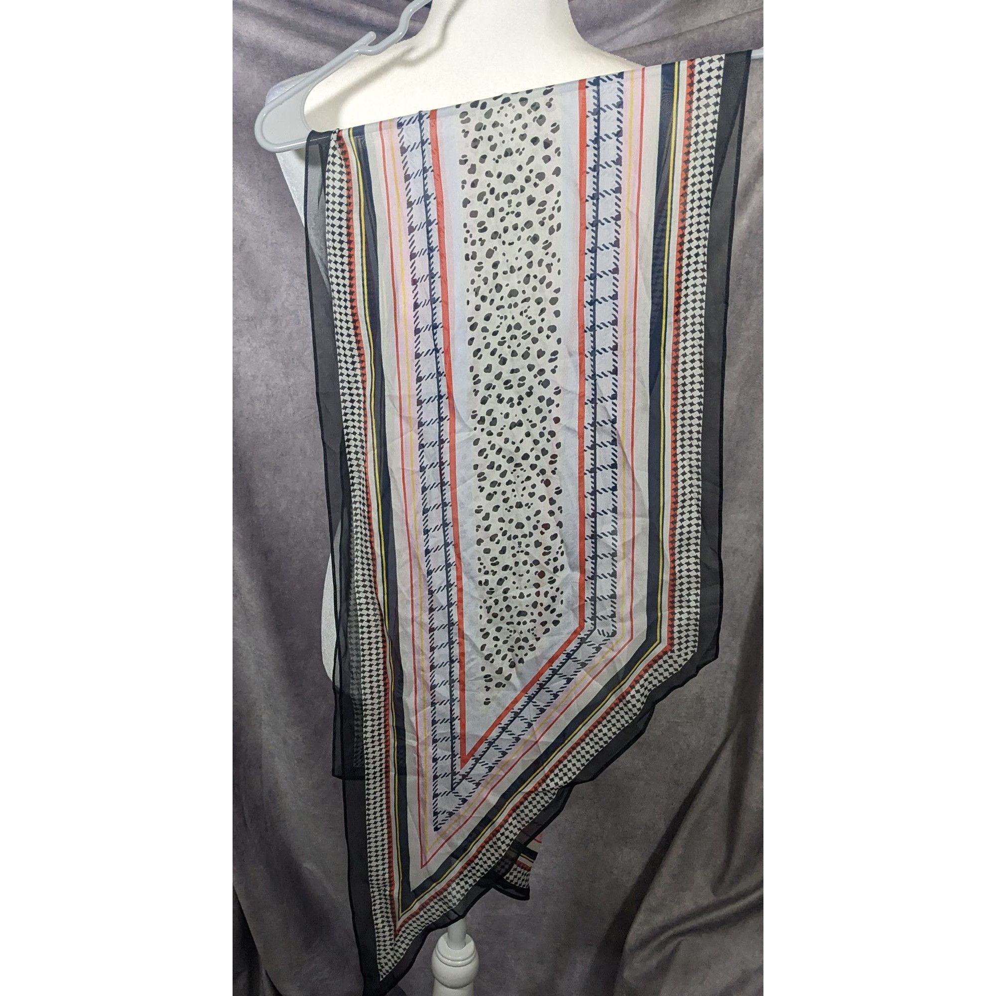 Other Preppy Multi Pattern Super Soft Lightweight Scarf Size ONE SIZE - 8 Thumbnail