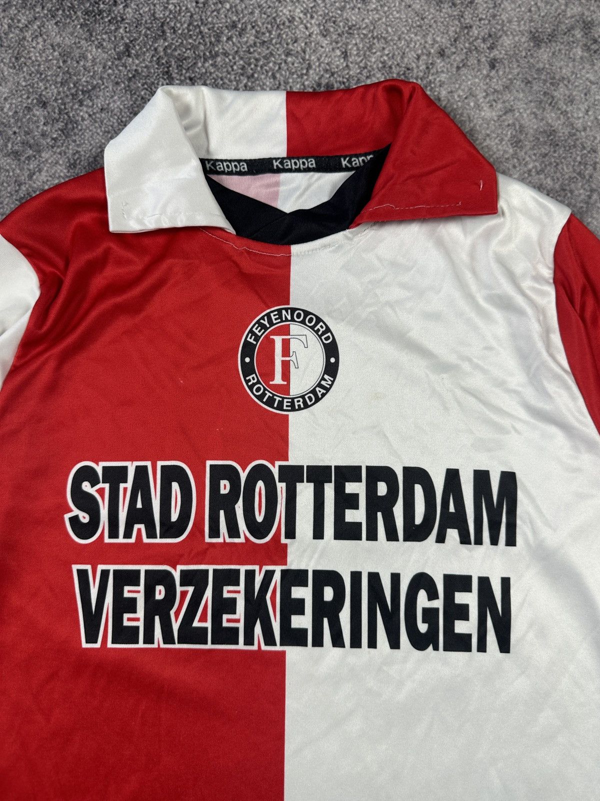 Kappa Vintage Feyenoord Kappa Logo Soccer Jersye Sportswear Rare Size US XS / EU 42 / 0 - 2 Thumbnail