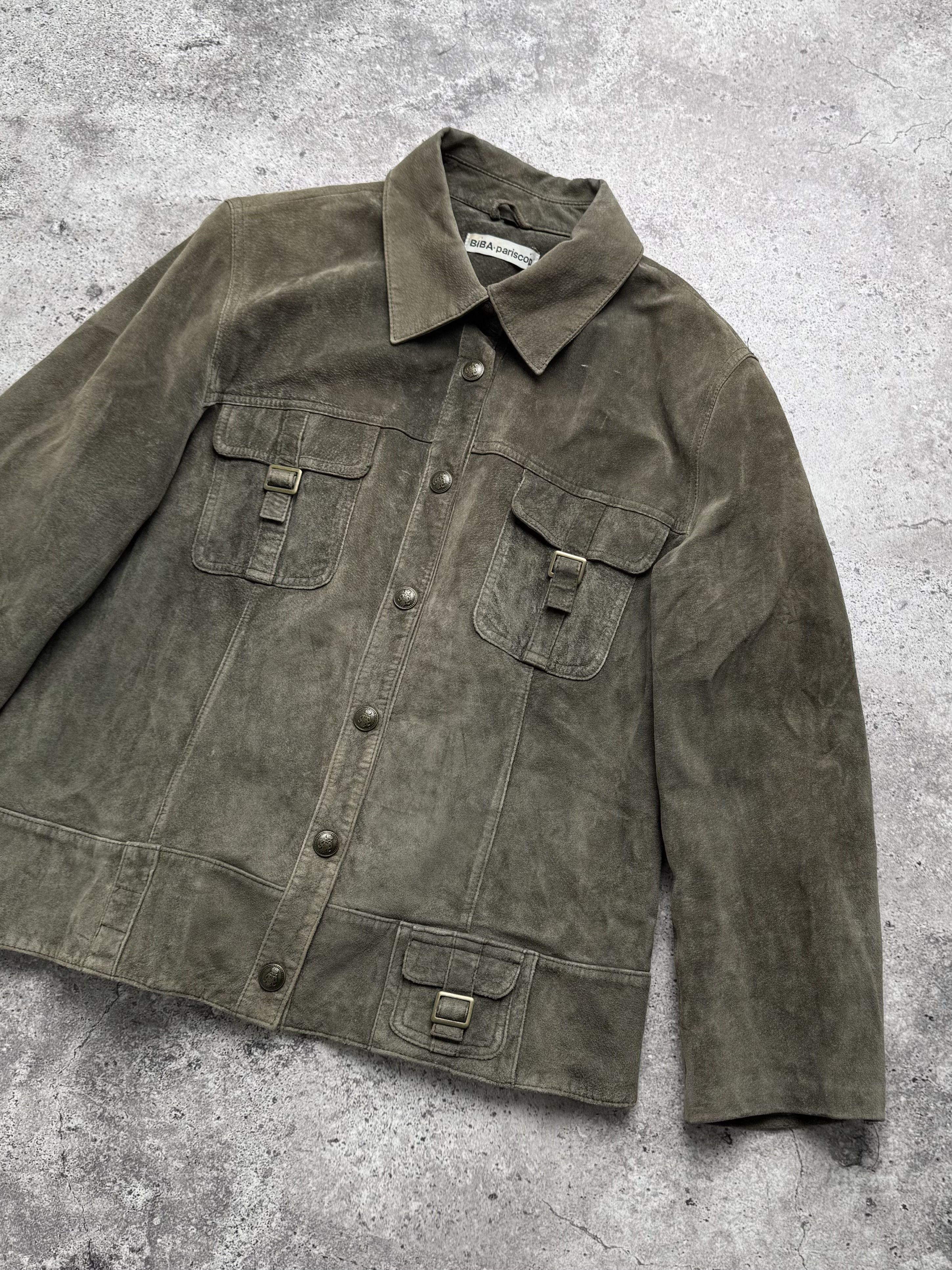 Vintage Vintage Leather Jacket With Pockets C5(V410) Size L / US 10 / IT 46 - 3 Thumbnail