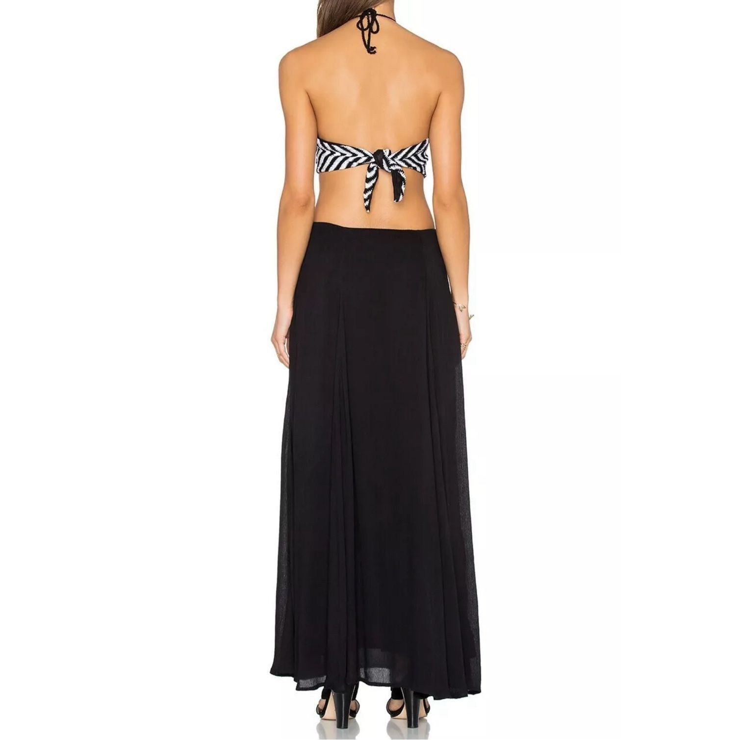Mara Hoffman Mara Hoffman Swim NWT Starbasket black maxi dress, size XS Size XS / US 0-2 / IT 36-38 - 2 Thumbnail