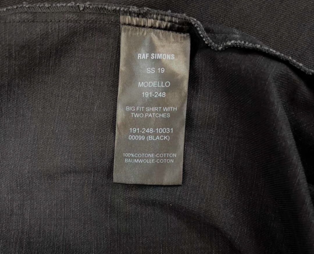 Raf Simons Rafsimons 19ss silhouette portrait leather denim jacket-250 Size US S / EU 44-46 / 1 - 9 Thumbnail