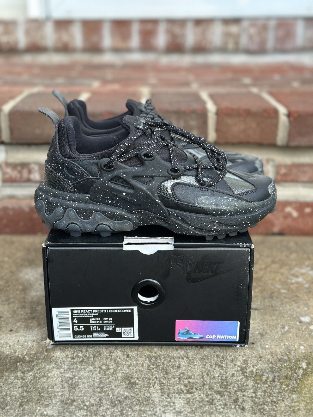 Nike x Undercover Nike React Presto Black 4M