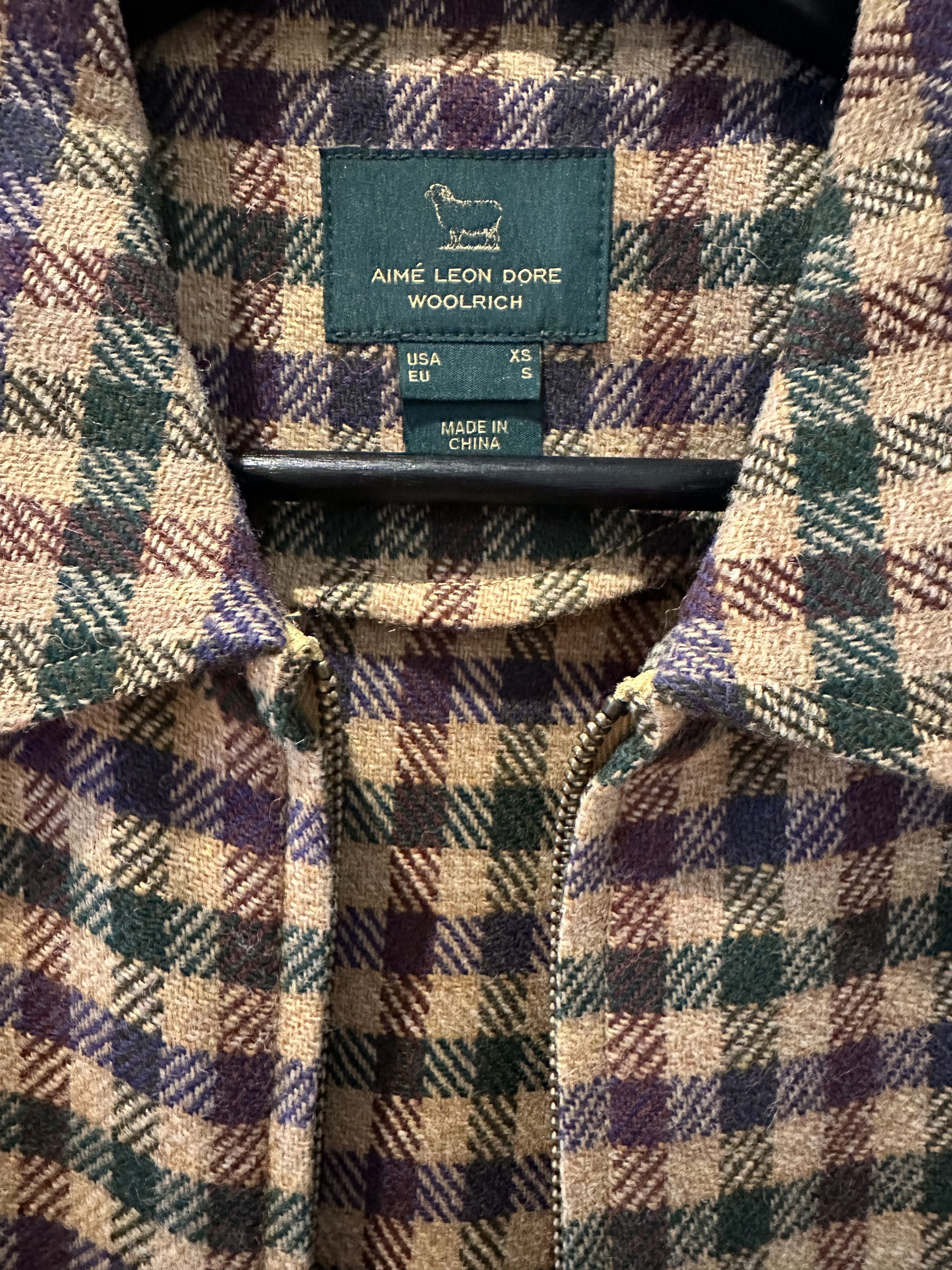 Aime Leon Dore x Woolrich Wool Flannel Overshirt