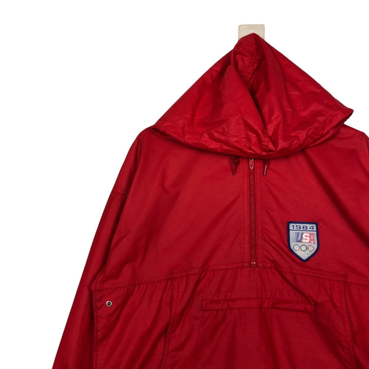 Levi's × Vintage 📌Vintage Anorak Jacket Pull Over Levi's Olympic 1984 Size US S / EU 44-46 / 1 - 8 Thumbnail