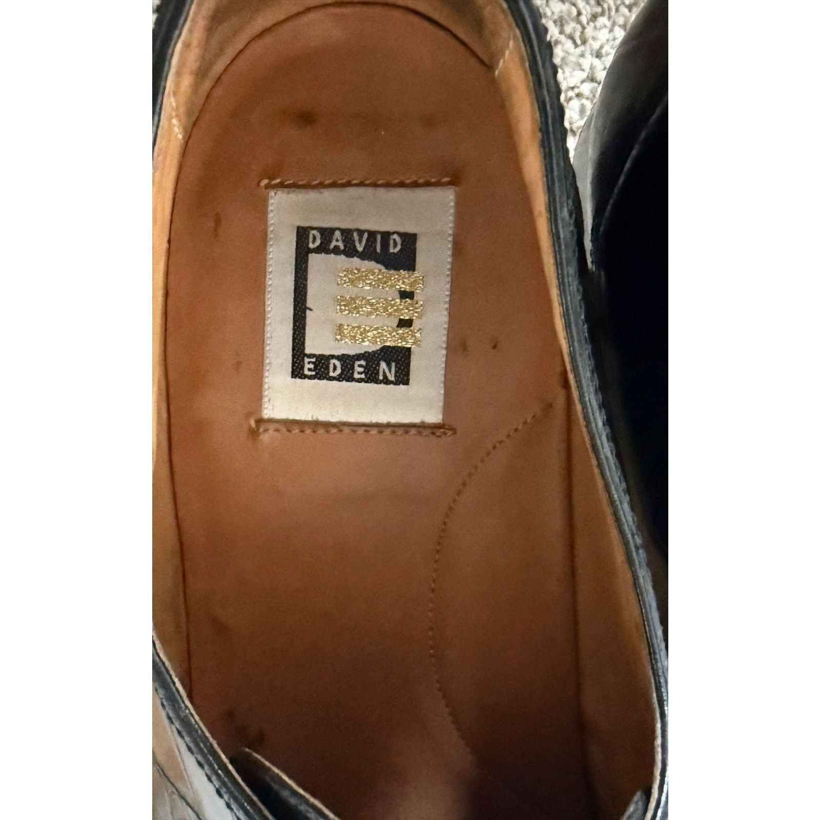 David Eden Vintage David Eden Black Alligator Dress Shoes Men's Size 9 Size US 9 / EU 42 - 4 Thumbnail