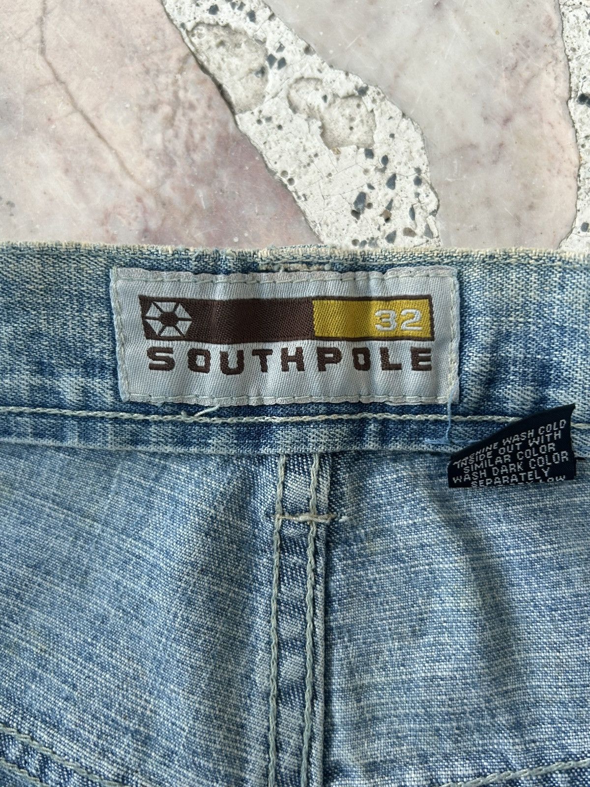 Southpole Southpole Vintage Sashiko Patchwork Japan Denim Size US 30 / EU 46 - 12 Thumbnail