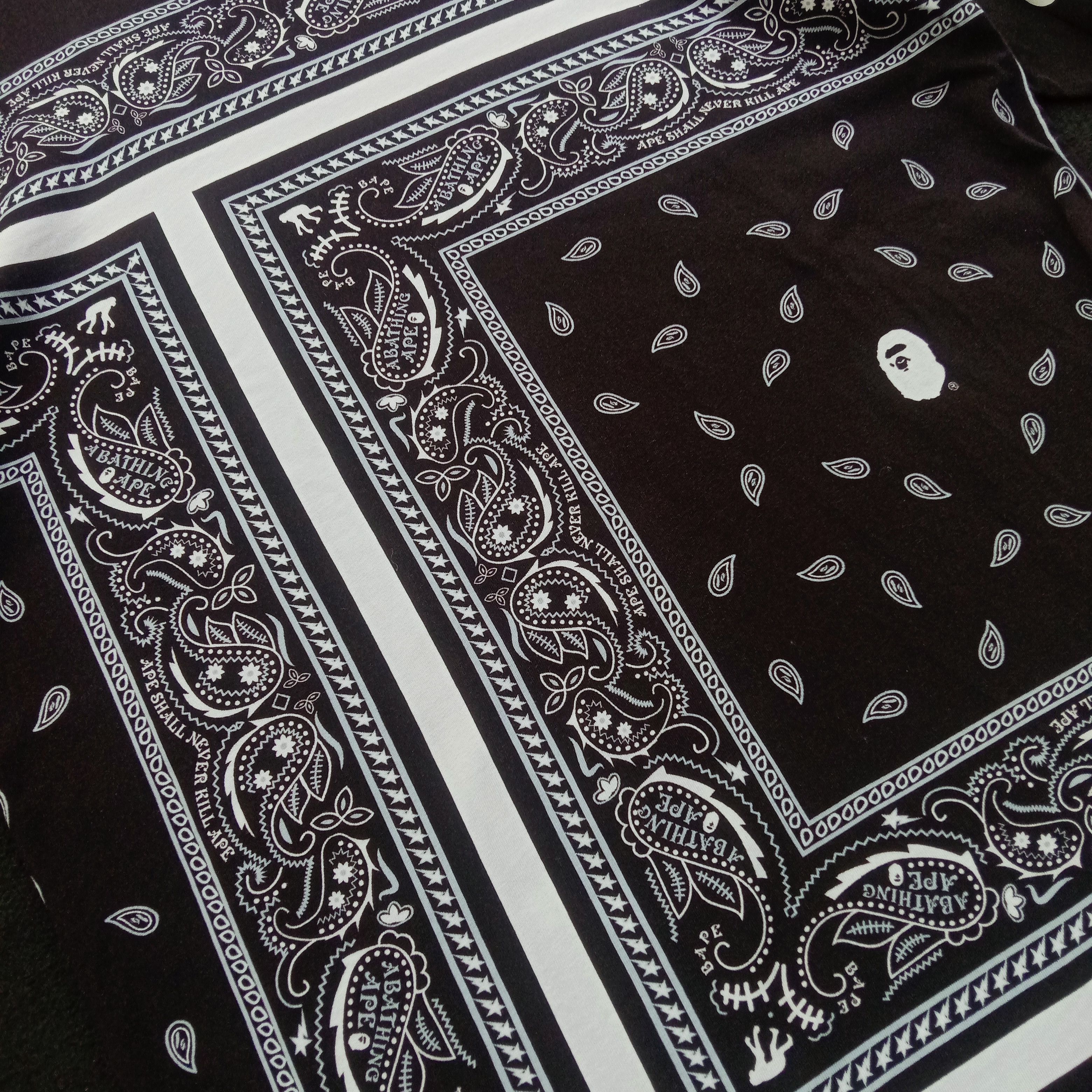 Bape Bandana Print L/S Tee (2020) Size US XL / EU 56 / 4 - 2 Thumbnail