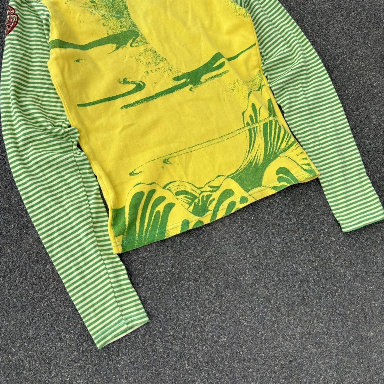 Japanese Brand × Vintage Vintage y2k avant garde archive colourful top Size S / US 4 / IT 40 - 8 Thumbnail