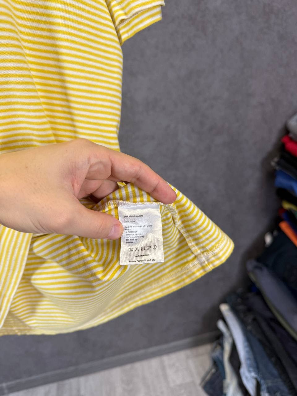Folk Folk designer striped tee Size US L / EU 52-54 / 3 - 4 Thumbnail