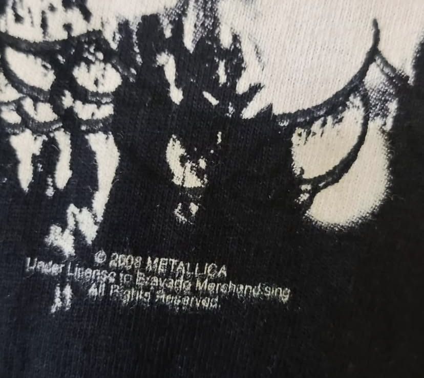 Hanes Metallica by pushead AOP Size US XL / EU 56 / 4 - 4 Thumbnail