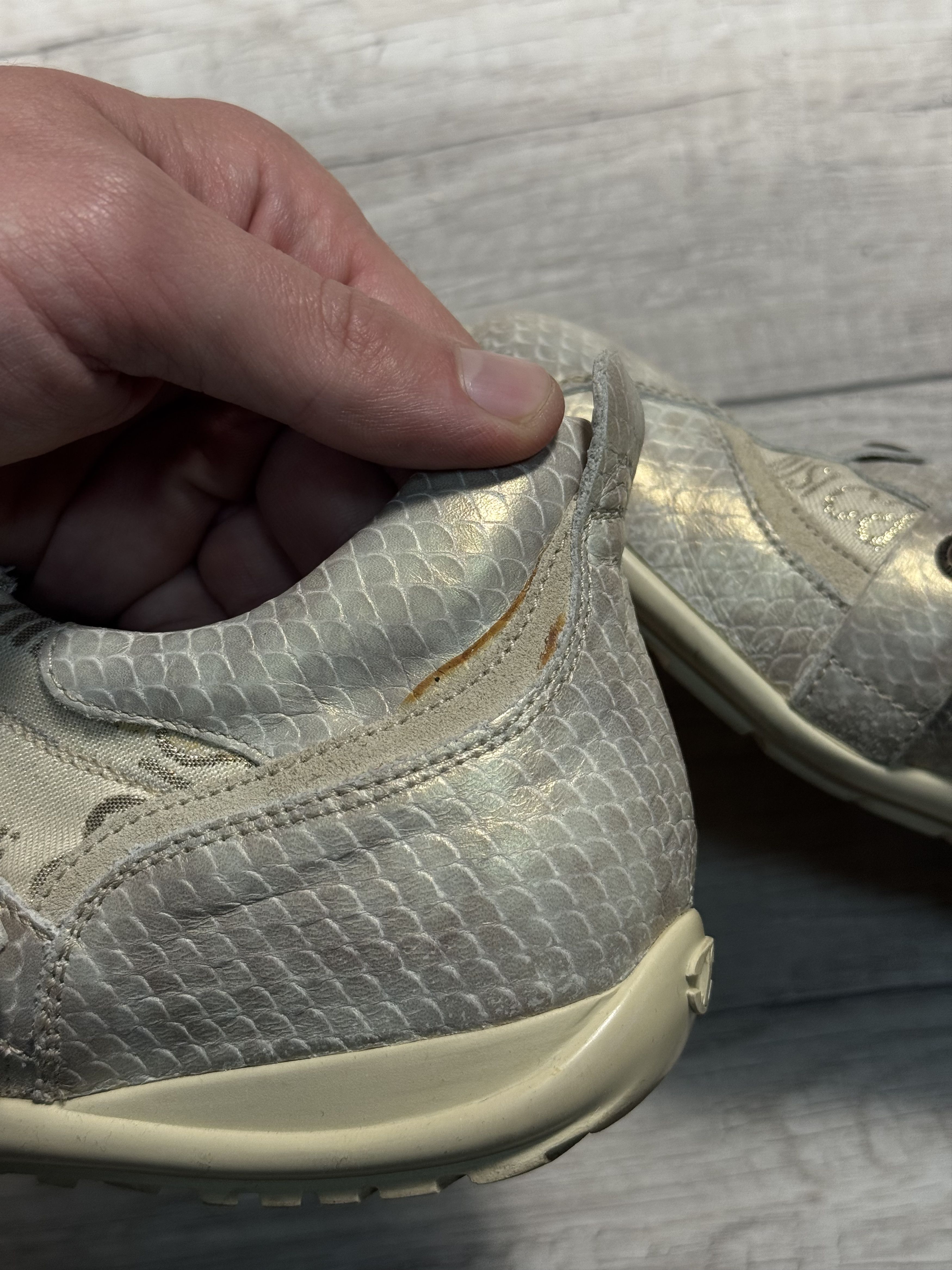 Roberto Cavalli Just Cavalli Vintage Y2K Avant Garde Snakeskin Sneakers Size US 6.5 / EU 39-40 - 12 Thumbnail