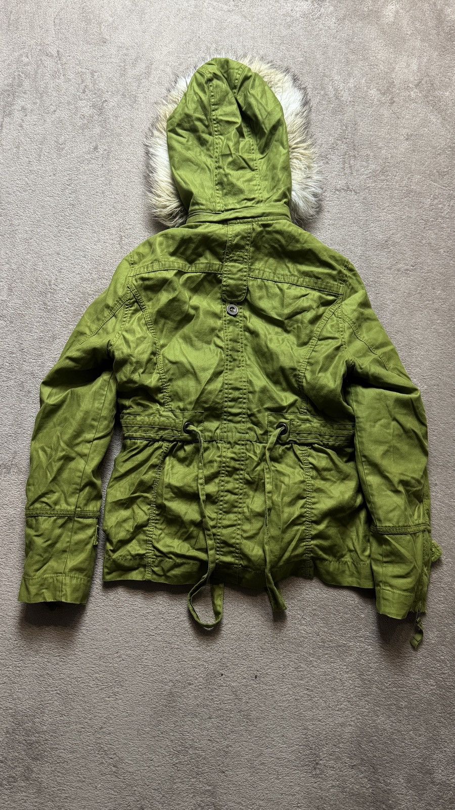 Japanese Brand Military Vintage Faded Fur Hood Jacket y2k Goa LGB Dsquared2 Size US M / EU 48-50 / 2 - 5 Thumbnail