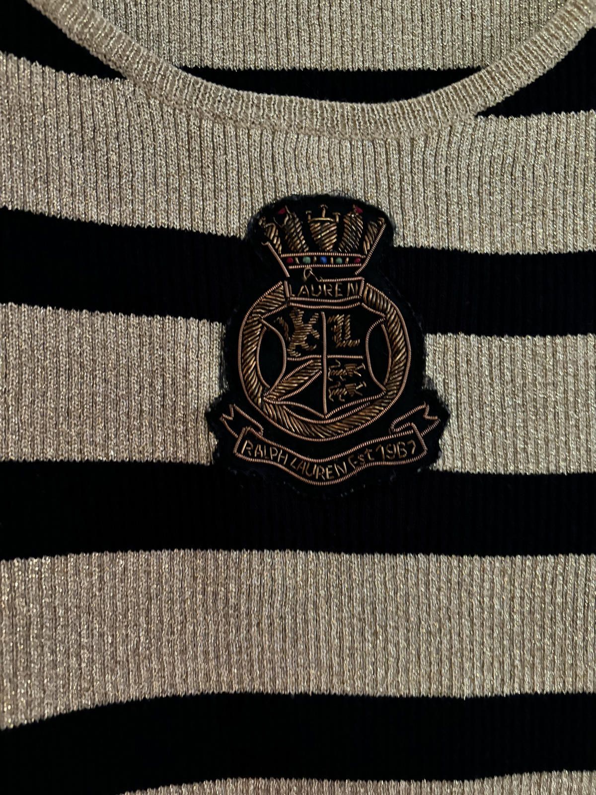 Polo Ralph Lauren Ralph Lauren Striped Tank Top - Gold and Black M Size M / US 6-8 / IT 42-44 - 2 Thumbnail