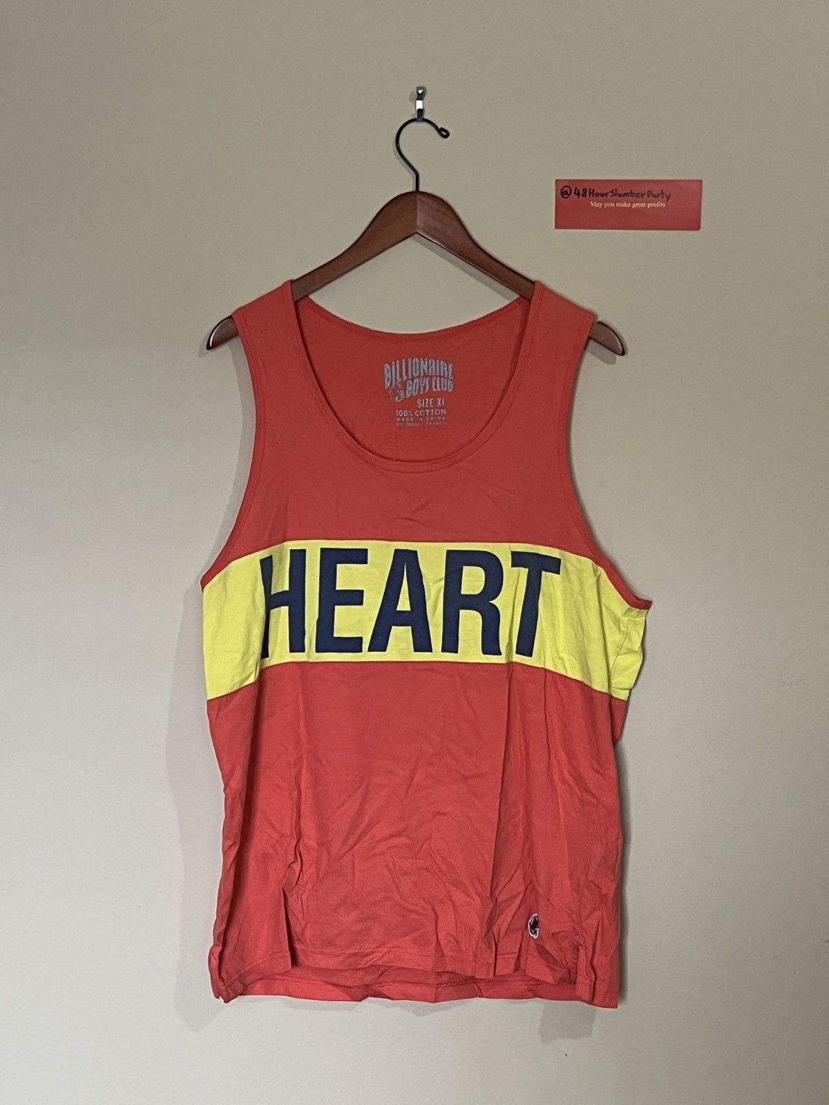 Billionaire Boys Club Billionaire Boys Club | BBC Heart/ Mind Tank Top - XL Size US XL / EU 56 / 4 - 1 Thumbnail